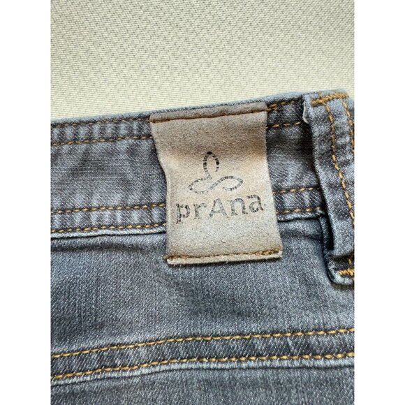 Prana Mens Slim Fit Breathe Straight Jeans Size 34Wx34L Gray Denim Stretch Casua - Picture 12 of 16